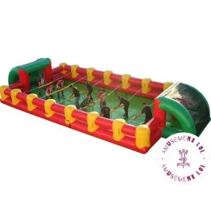 Location baby-foot géant gonflable / Giant inflatable foosball rental