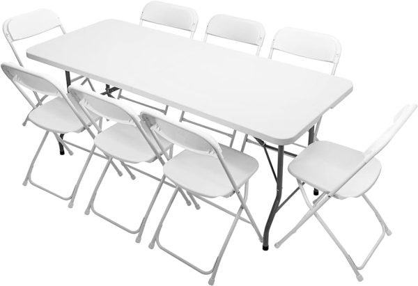 Ensemble de 1 table et 6 chaises – Image 3
