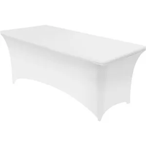Location nappe de table blanc / White table cover rental
