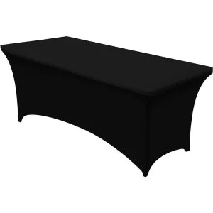 Location nappe de table noir / Black table cover rental
