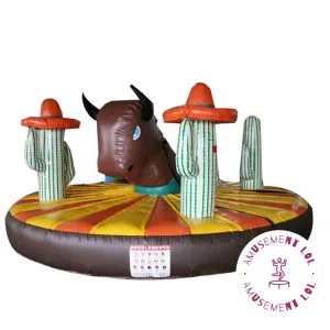 Location taureau mécanique gonflable / Inflatable mechanical bull rental