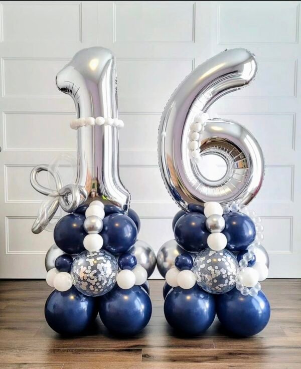 Bouquet à deux chiffres Ballons – Image 5