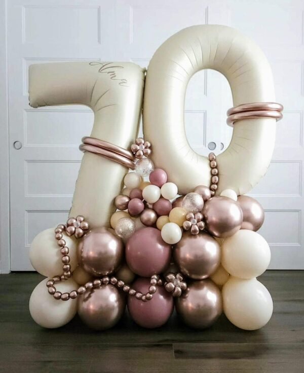 Bouquet à deux chiffres Ballons