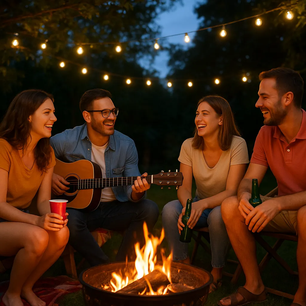 fête d'été pour adultes